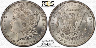 1886-O $1 MS64
