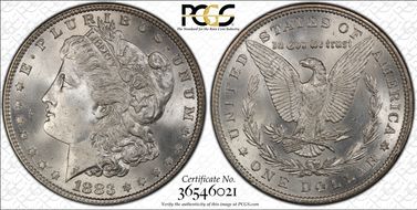 1883 $1 MS67