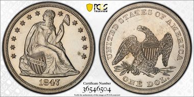1847 $1 PR61