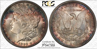 1893 $1 MS64+ 