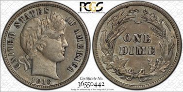 1916 10C Barber AU50