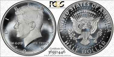 2014-S 50C Enhanced - Silver 50th Anniversary Set MS69