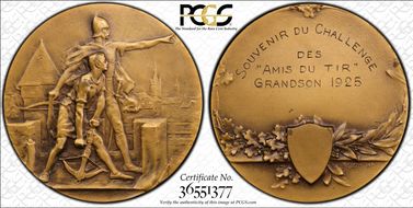 1925 Medal Grandson R-1628A Matte SP64