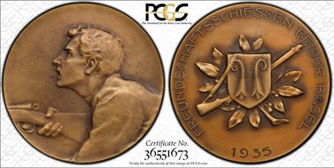 1935 Medal Basel R-152 SP65