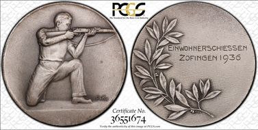 1936 Medal Zofingen R-49 SP65