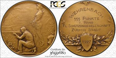 1927 Medal Wehrenbach R-1838A Matte SP64