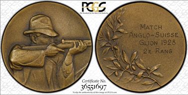 1928 Medal Gilion R-1631A Matte SP66