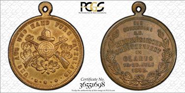 1892 Medal Glarus R-824a SP63