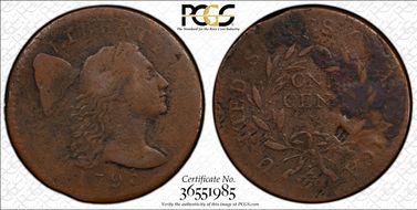 1795 1C S-76b, Plain Edge N1BN