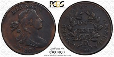 1802 1C S-231, No Stems N1BN