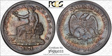 1876-S T$1 VF35