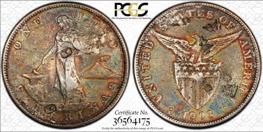 1903-S Peso KM-168  Ag N1