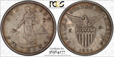 1904-S Peso N1