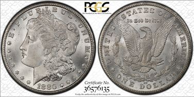 1880-CC $1 MS66