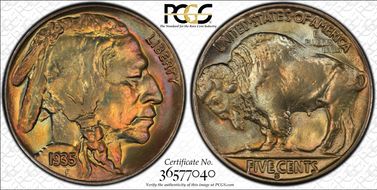 1935-S 5C MS67+
