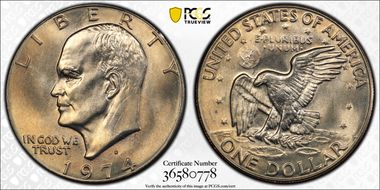 1974-D $1 MS67