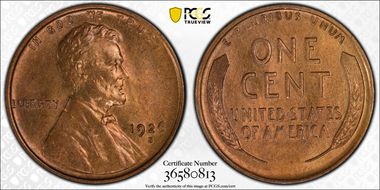 1926-S 1C MS65RB