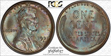 1937-D 1C MS64BN