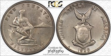 1938-M 5C Allen-6.02 MS64