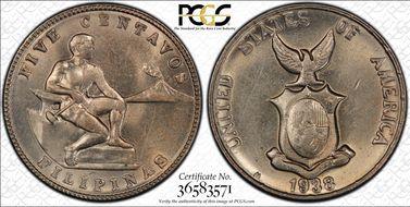 1938-M 5C Allen-6.02 MS64