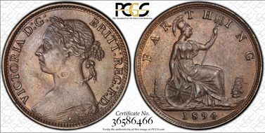 1894 1/4D S-3958 MS62BN