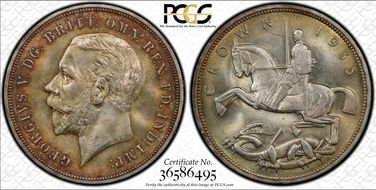 1935 Crown S-4048 .500 Silver MS65