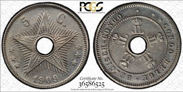1909 5C MS65