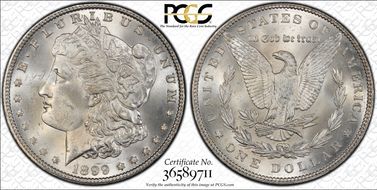 1899 $1 MS64