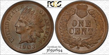 1903 1C MS63BN