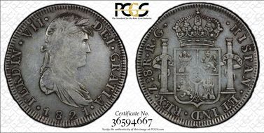 1821-Zs RG 8 R Calico-1465 VF35