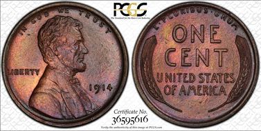 1914 1C MS64BN