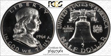 1961 50C DDR FS-801 PR66