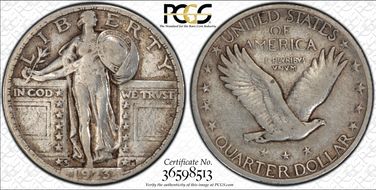 1923-S 25C VF20