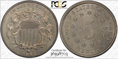 1883 5C Shield MS64