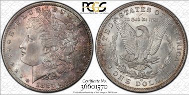 1887-O $1 MS64