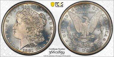 1881-S $1 MS68+