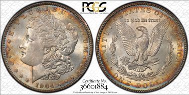 1904 $1 MS65+