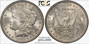 1902 $1 MS67