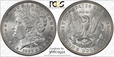 1888-O $1 VAM 24 Oval O MS62