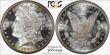 1880/79-S $1 VAM 9 MS67PL