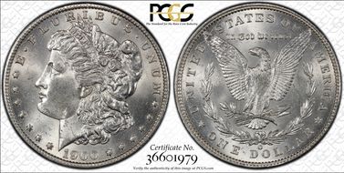 1900-O/CC $1 VAM 9 MS63