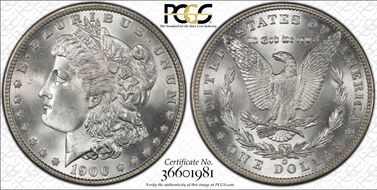 1900-O/CC $1 VAM 12 MS66