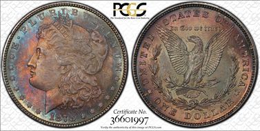 1878 8TF $1 VAM 12 Notched Stars MS64