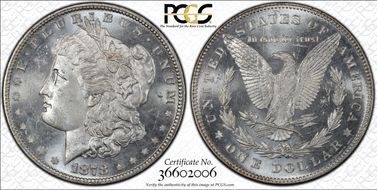 1878 7/8TF $1 Weak VAM 34 7/4 MS64PL