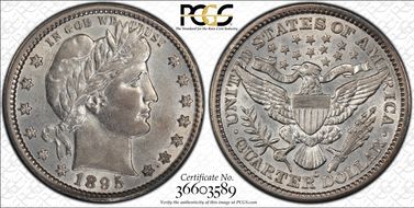 1895-O 25C AU55