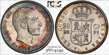 1883 20C MS63+