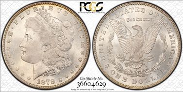 1878 7TF $1 VAM 83 High 1 MS65+