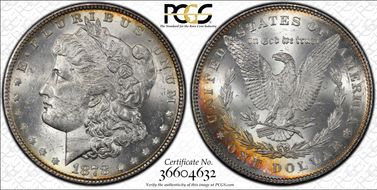 1878 7TF $1 VAM 115 MS61