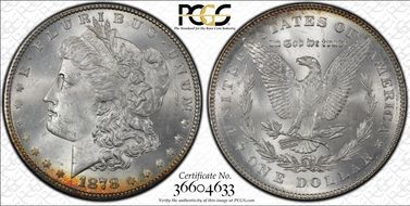 1878 7TF $1 VAM 116 MS64