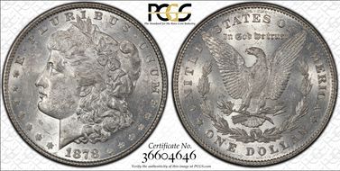 1878 7TF $1 VAM 115 MS61